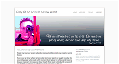 Desktop Screenshot of diaryofanartist.com